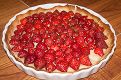 Tarte aux fraises