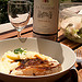 Quasi de veau, purée et sauce au romarin. Bergerac rouge 2004
